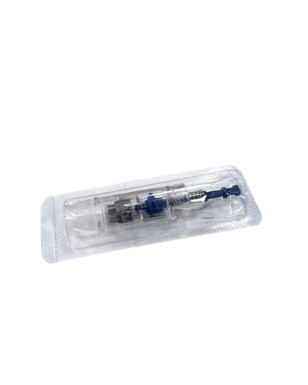 10 Microneedling Cartridges 24 pin in a clear plastic package on a white background