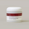 Jar of 'Post Peel Recovery Balm' by Advanced Rejuvenating Concepts on a neutral background